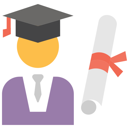 graduación icono gratis