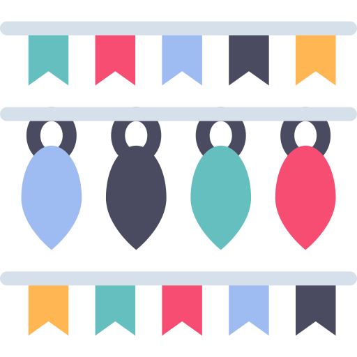 guirnaldas icono gratis