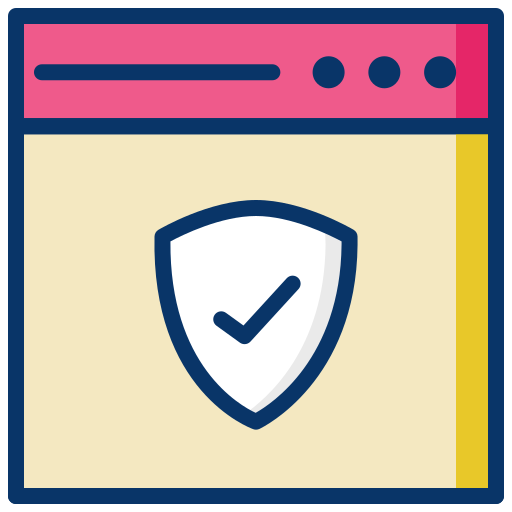 seguridad web icono gratis