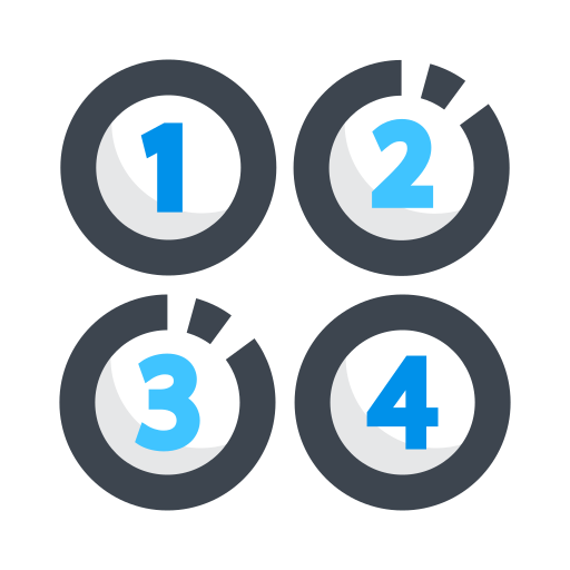 número icono gratis