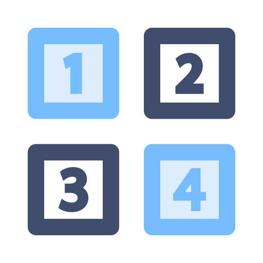 Numbers free icon