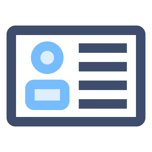 Identification free icon Identification free icon