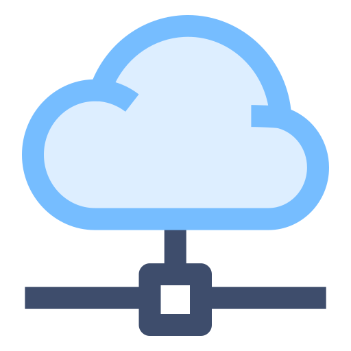 almacenamiento en la nube icono gratis
