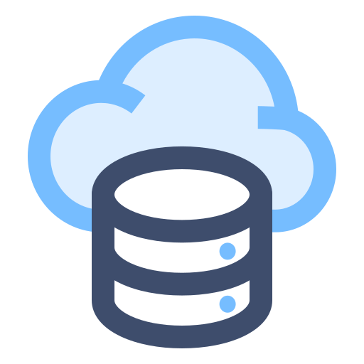 almacenamiento en la nube icono gratis