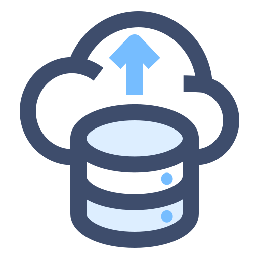 almacenamiento en la nube icono gratis