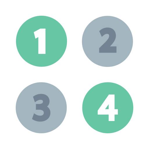 número icono gratis