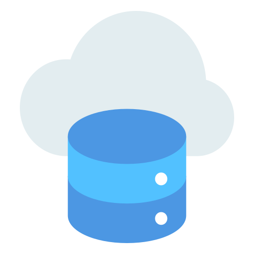 almacenamiento en la nube icono gratis