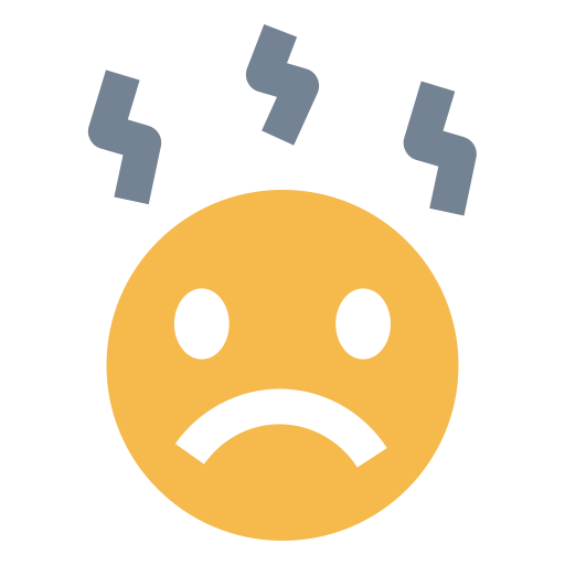 estrés icono gratis