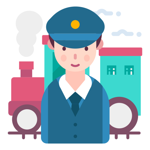 Train conductor - Free arrows icons