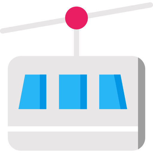 teleférico icono gratis