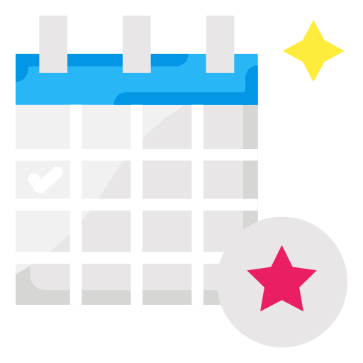 calendário grátis ícone