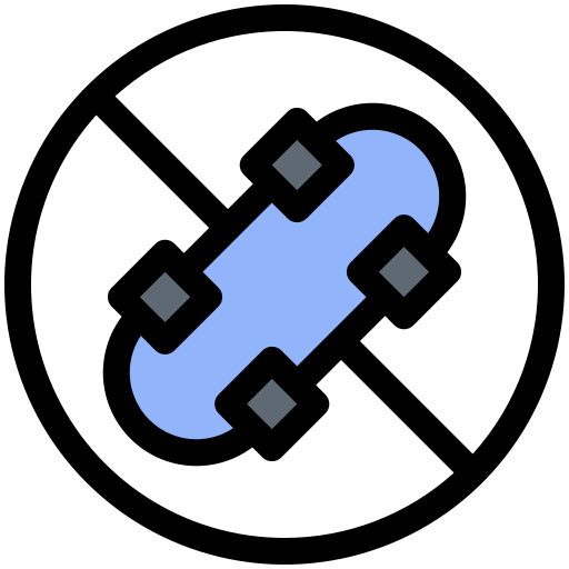 No skating free icon