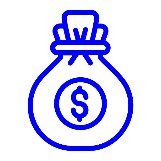 bolsa de dinheiro grátis ícone