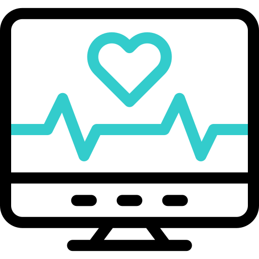Electrocardiogram free icon
