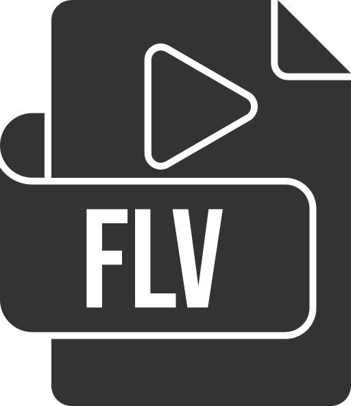 formato de archivo flv icono gratis