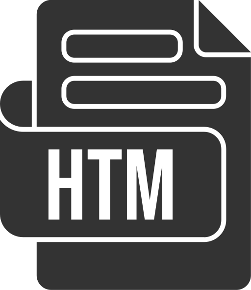 archivo htm icono gratis