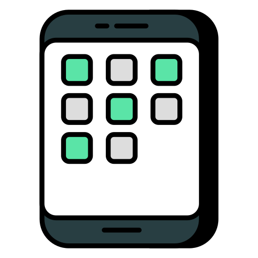 Mobile apps free icon Mobile apps free icon