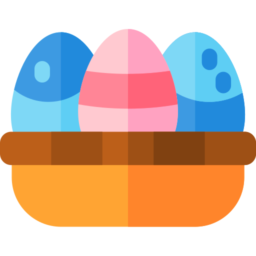 El huevo de Pascua icono gratis