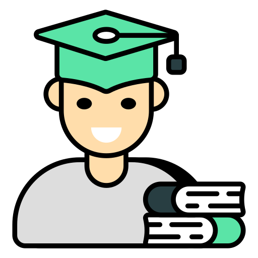 graduación icono gratis