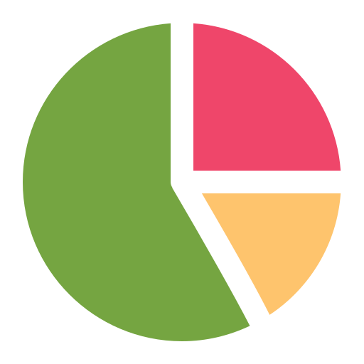 gráfico circular icono gratis