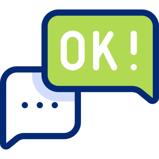 de acuerdo icono gratis