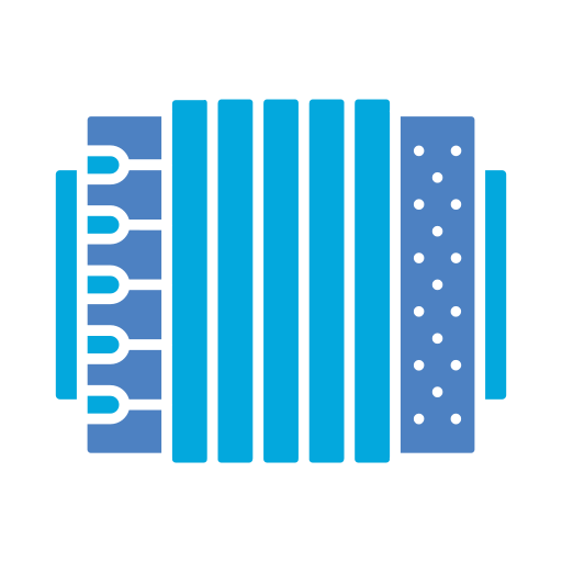 acordeón icono gratis