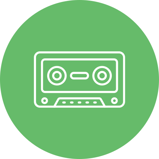 Cassette - Free music icons