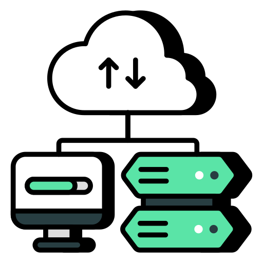 sincronización de datos icono gratis