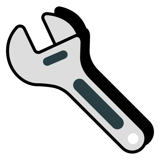 llave inglesa icono gratis