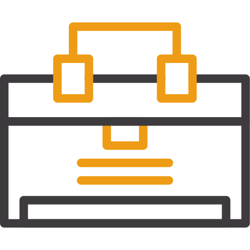 maletín icono gratis