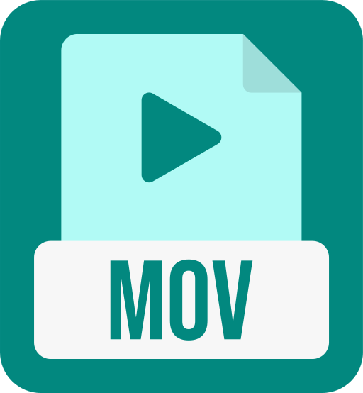 formato de archivo mov icono gratis