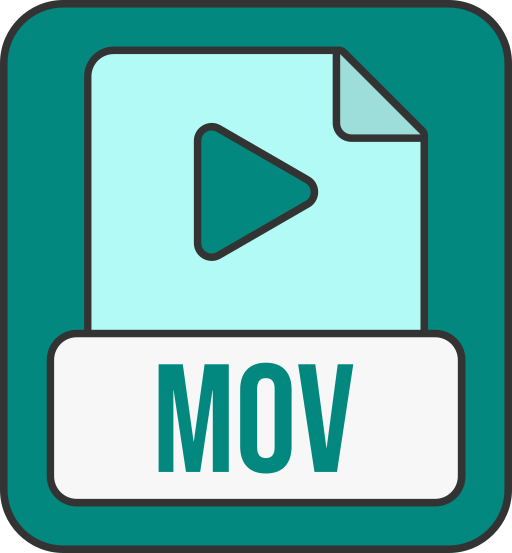 formato de archivo mov icono gratis