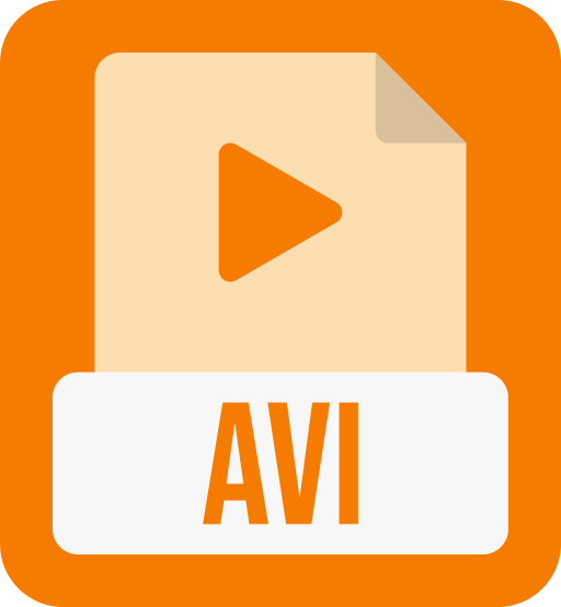 formato de archivo avi icono gratis