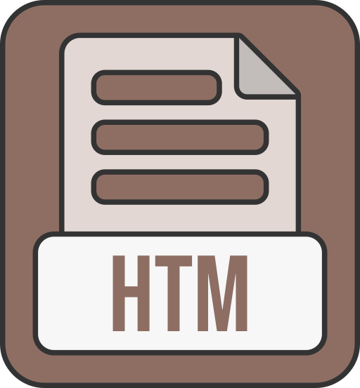 archivo htm icono gratis