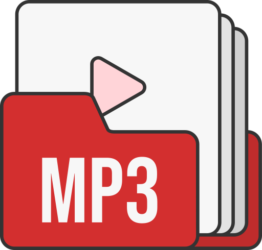 formato de archivo mp3 icono gratis