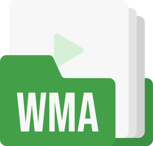 formato de archivo wma icono gratis