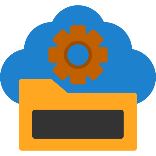 almacenamiento en la nube icono gratis
