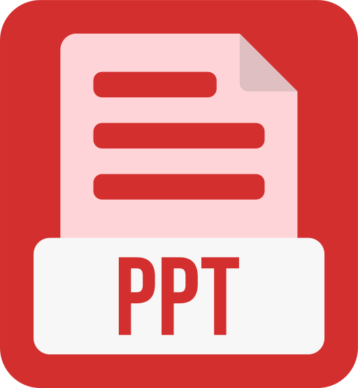 formato de archivo ppt icono gratis