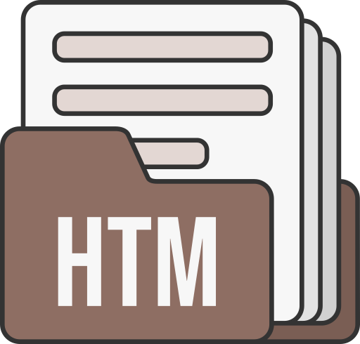 archivo htm icono gratis