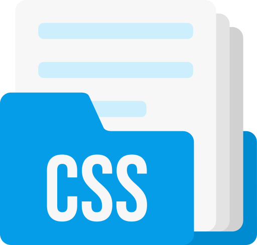 formato de archivo css icono gratis