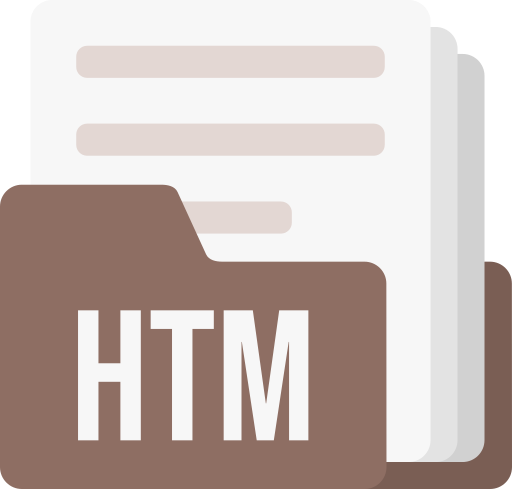 archivo htm icono gratis