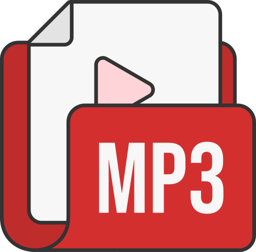 formato de archivo mp3 icono gratis