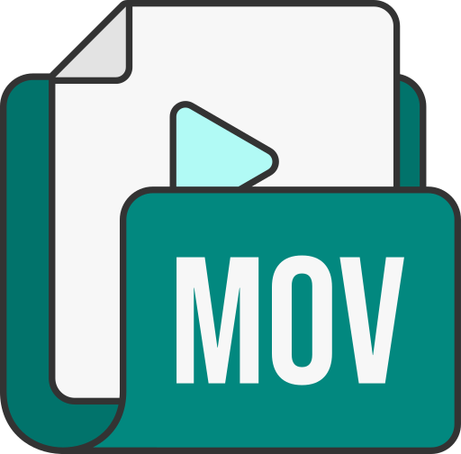 formato de archivo mov icono gratis