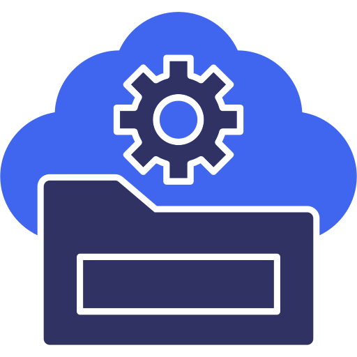 almacenamiento en la nube icono gratis