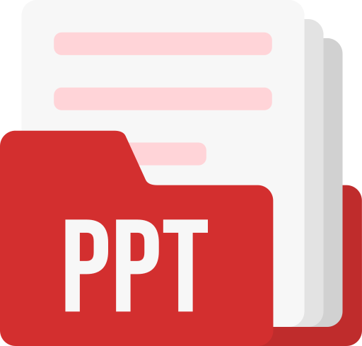 formato de archivo ppt icono gratis