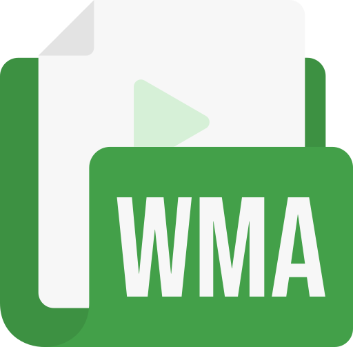 formato de archivo wma icono gratis