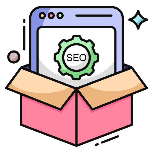 paquete seo icono gratis