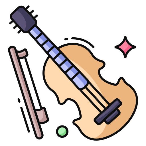 violín icono gratis