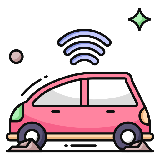 auto inteligente icono gratis