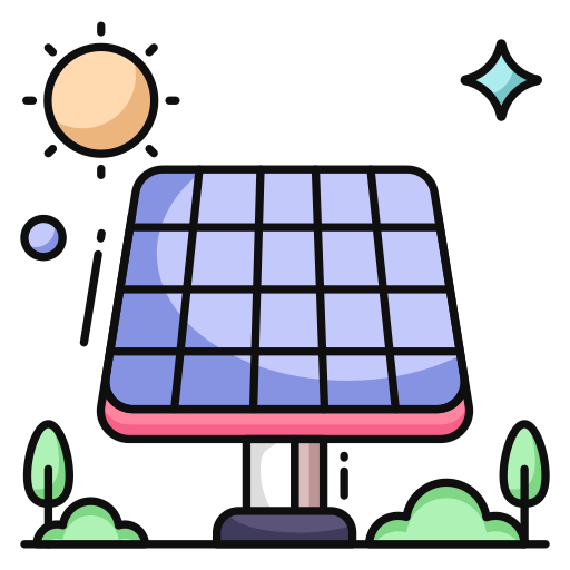 panel solar icono gratis